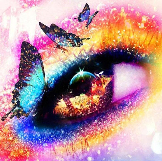 Diamond Painting - Full Round - Colorful Eye