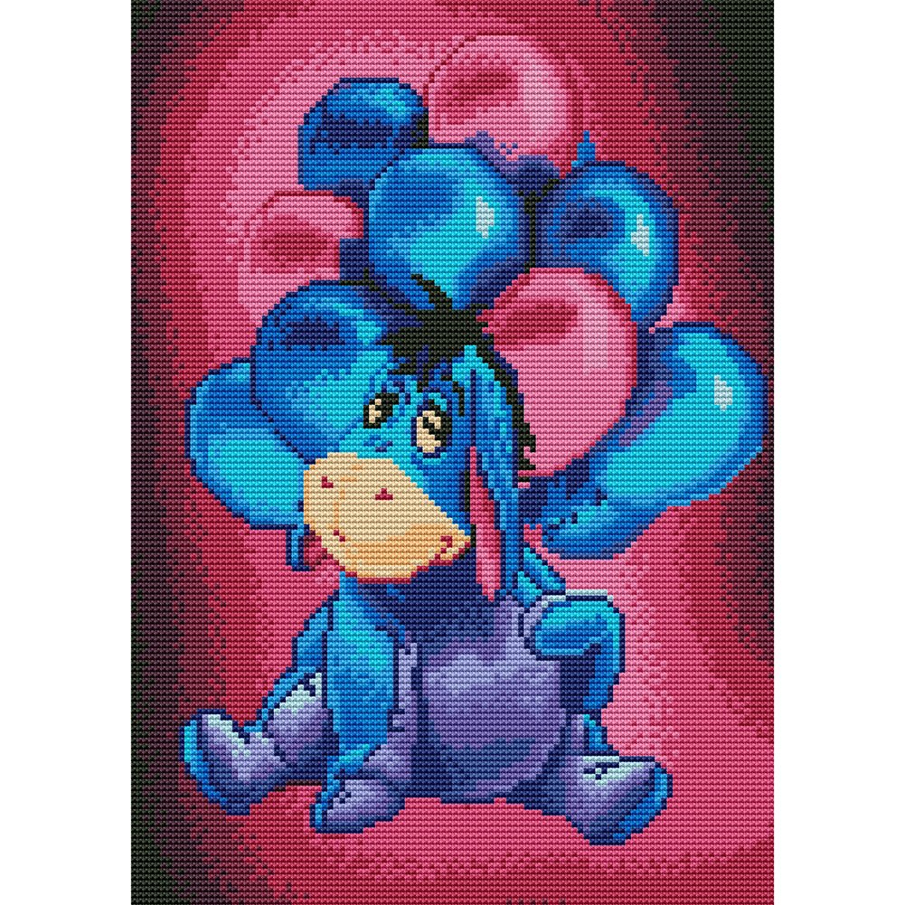 11ct Stamped Cross Stitch Balloon Horse(30*40cm)