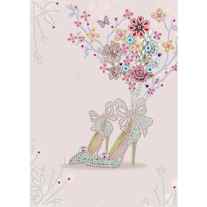 DIY Home Decorations Diamond Painting - Crystal Rhinestone - Shoes Tree