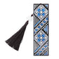 5D DIY Special Shape Diamond Painting Leather Bookmark Tassels Book Marks
