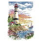 14ct Stamped Cross Stitch Lighthouse (30*40cm)