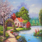 Diamond Painting - Full Round - Lakeside House