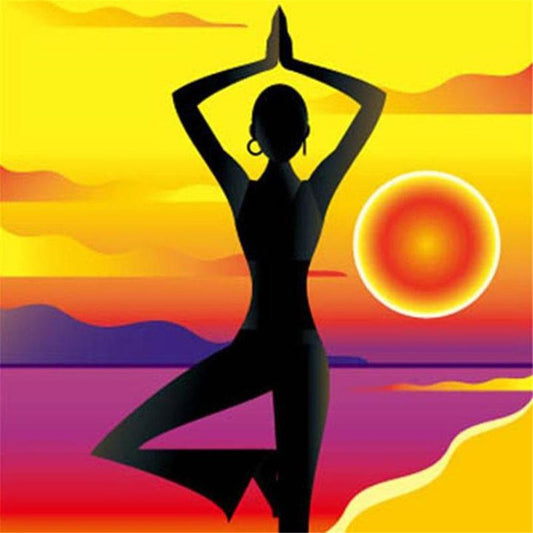 Yoga Woman 5D Diy Beads embroidery kits