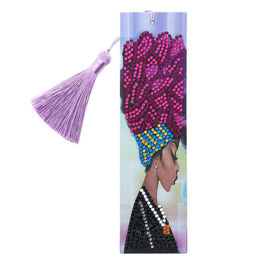 Generic 2Pcs 5D Diamond Painting Bookmark Kits PU Tassel Crafts For Flower  @ Best Price Online