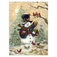 Diamond Painting - Partial Round - Cool Snowman