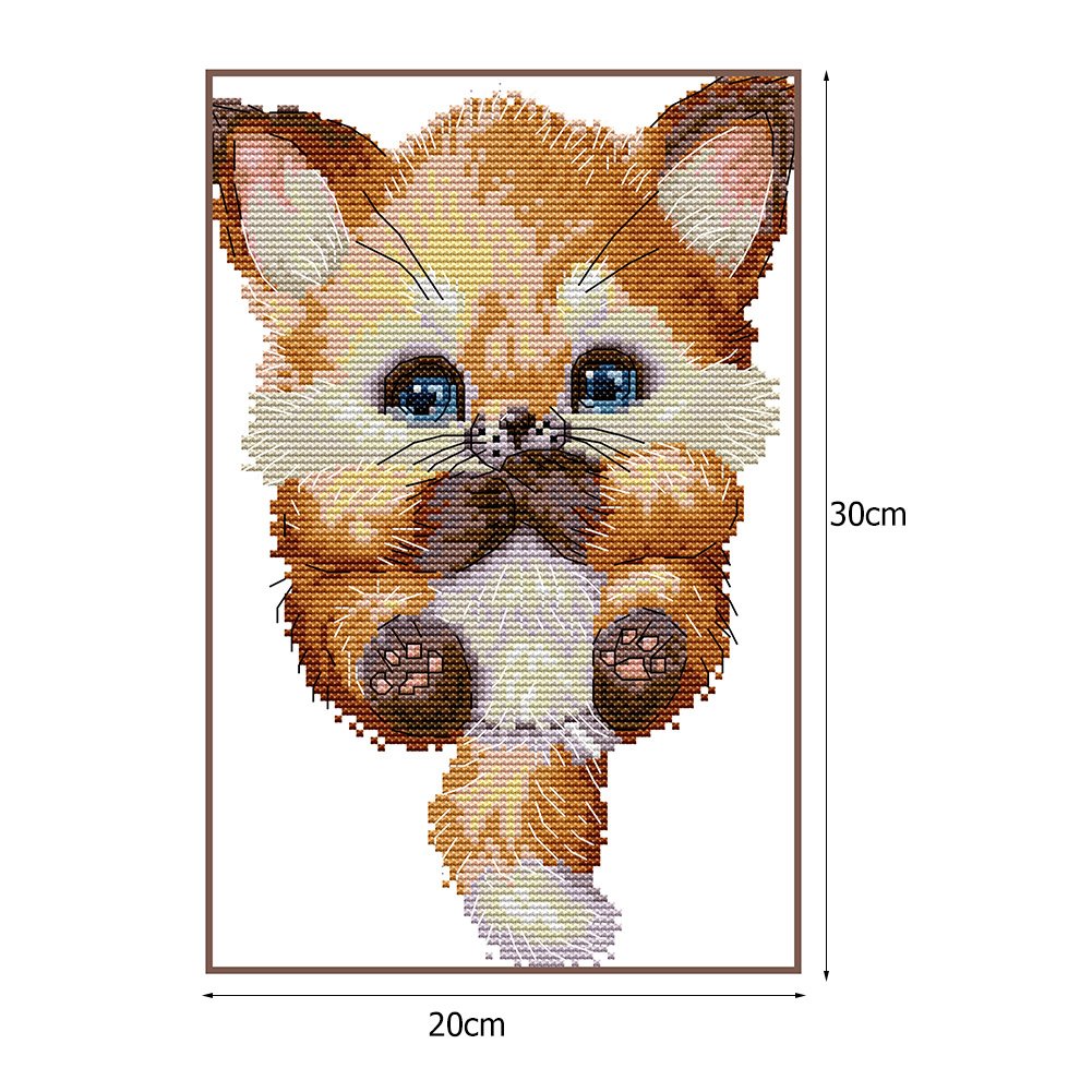 14ct Stamped Cross Stitch - Fox (20*30cm)