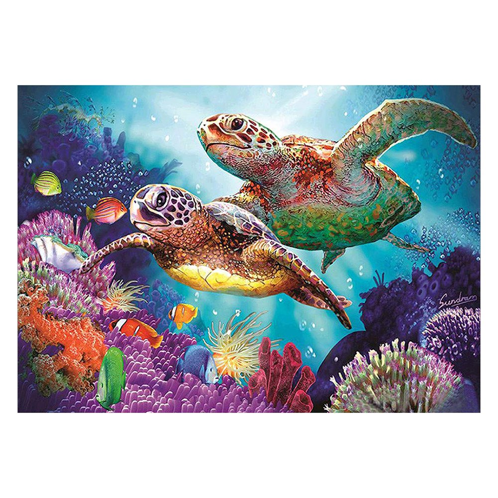 11ct Stamped Cross Stitch Sea Turtle(76*56cm)