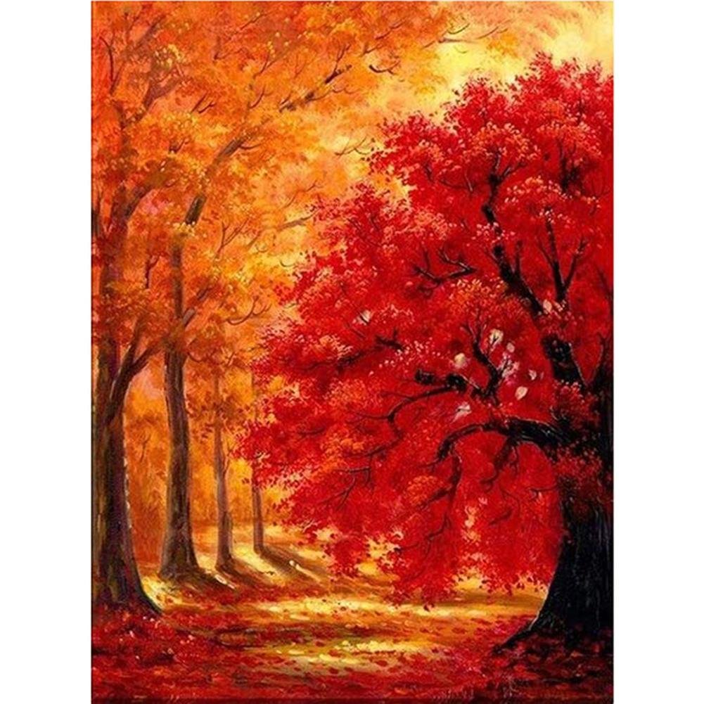 Diamond Painting - Full Round - Orange Forest