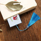 Santa Ski Diamond Painting Bookmark DIY Leather Tassel Book Marks