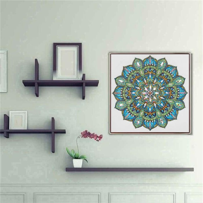 stylish wall decor and gift 5D Diamond paintings - Crystal Rhinestone - Mandala
