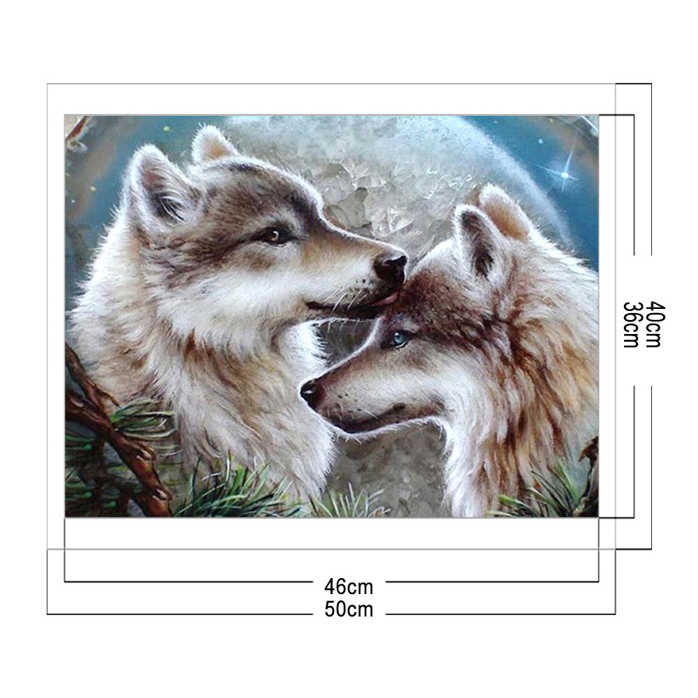 11ct Stamped Cross Stitch - Wolf (40*50cm)