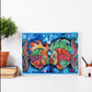 Colorful Fish 5D DIY Crystal Rhinestone diamond painting handicraf