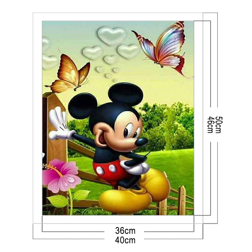 11ct Stamped Cross Stitch - Mickey Mouse ( 40*50cm)