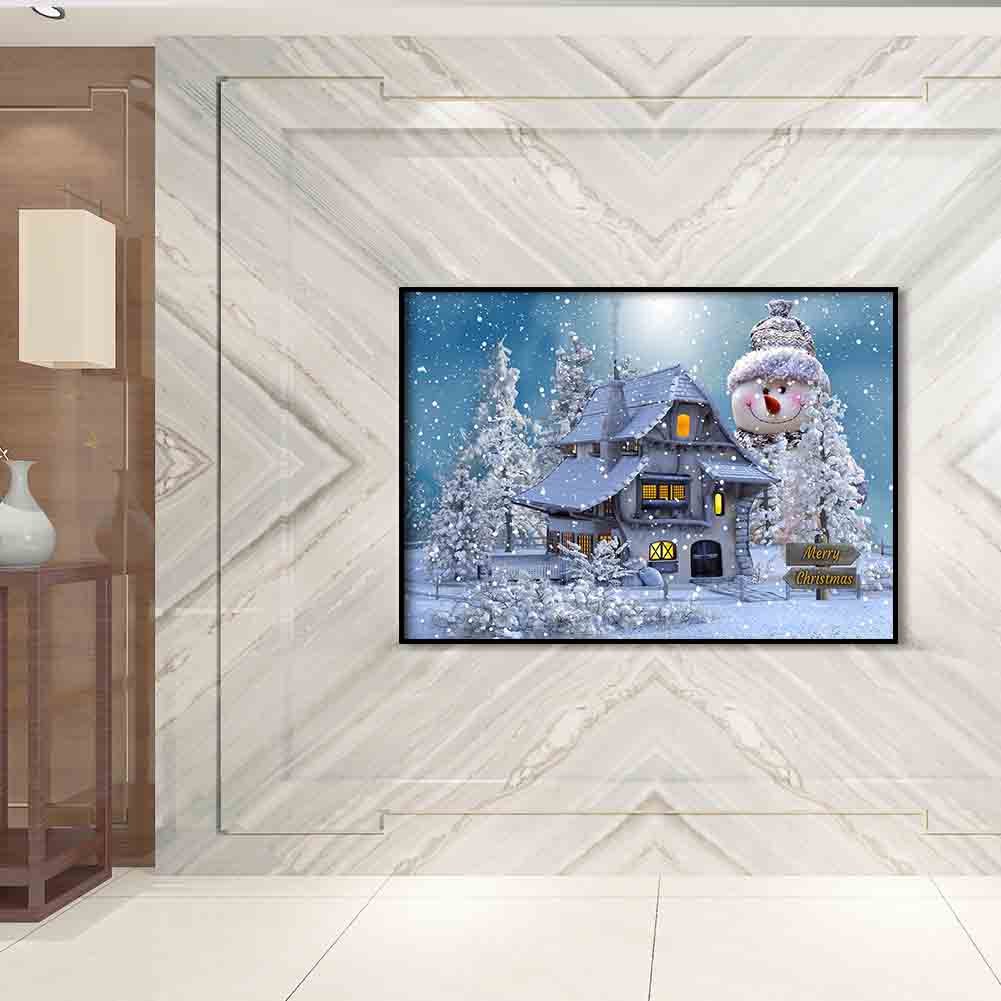 Diamond Painting - Full Round - Snow World