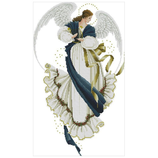 Angel Diy 11CT Stamped Cross Stitch embroidery kit(40*68CM)