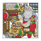 14ct Stamped Cross Stitch Santa Claus Studio (29*29cm)