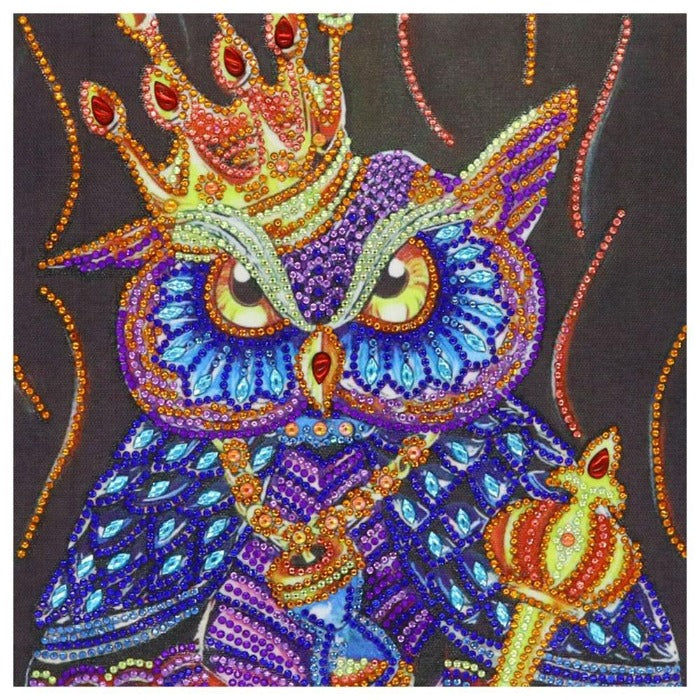 Owl Queen Crystal Rhinestone Mosaic embroidery kits