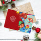 DIY Diamond Painting Greeting Card - Santa Claus & Monkey