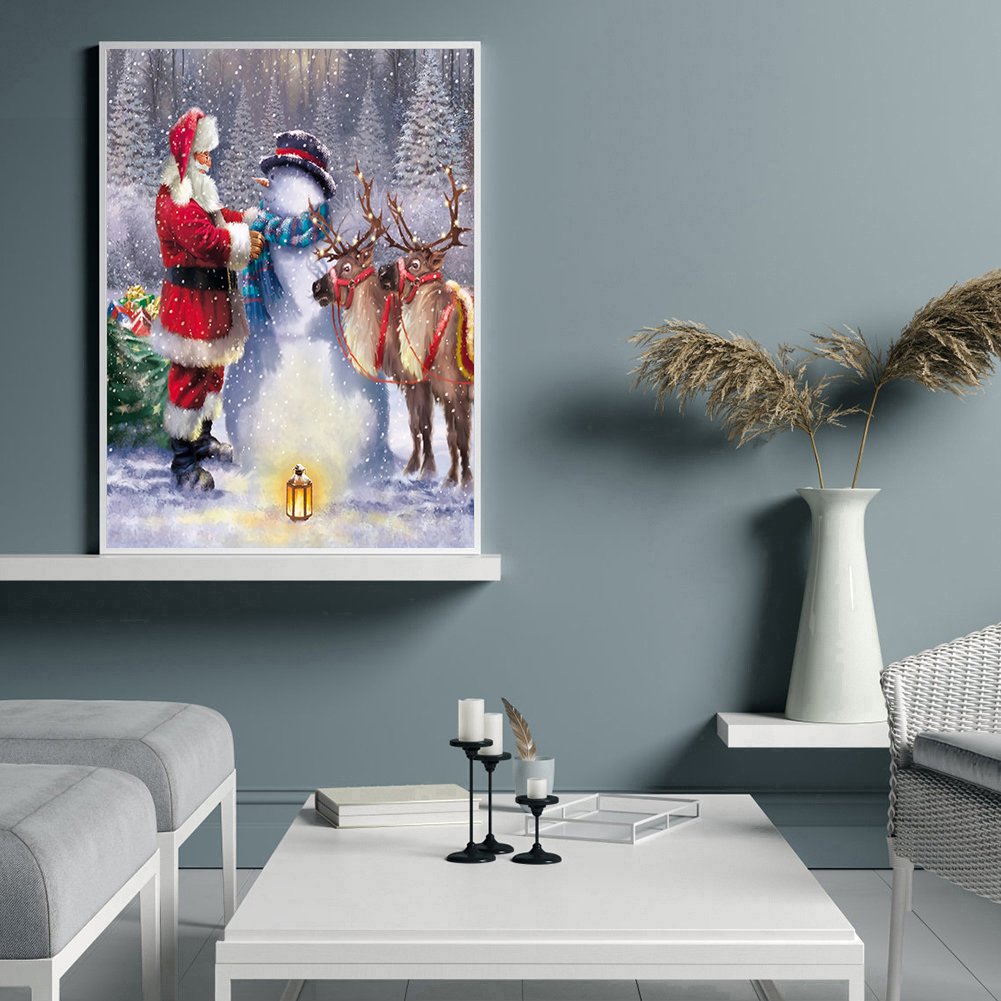 Pintar por números - Pintura a óleo - Papai Noel (40*50cm) B