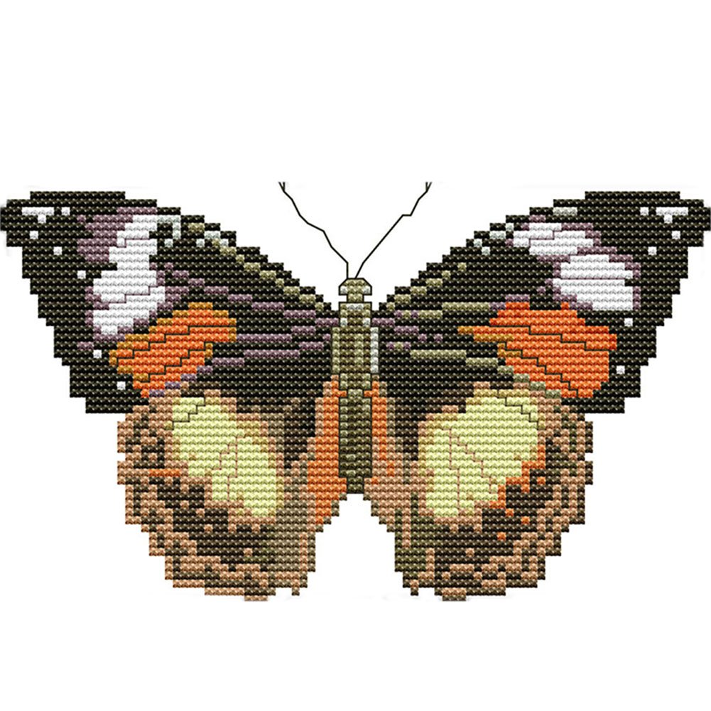 14ct Stamped Cross Stitch Butterfly (21*15cm)