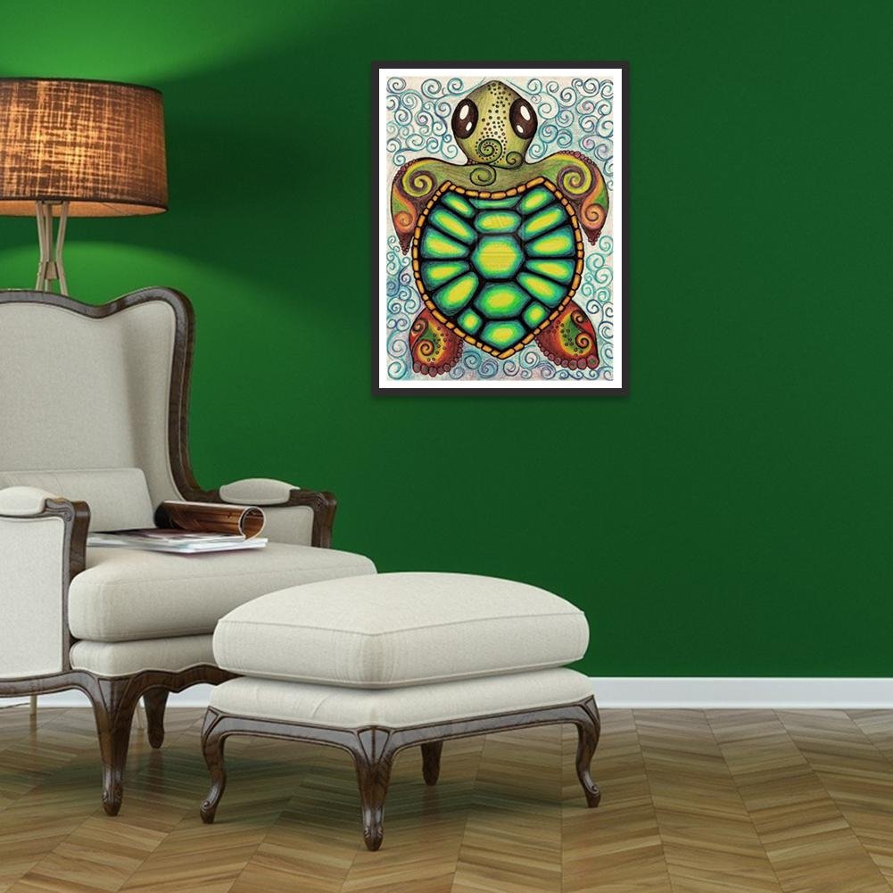 Buy Turtle in Colors 5D DIY Diamond Painting Kit Full Drill Stick