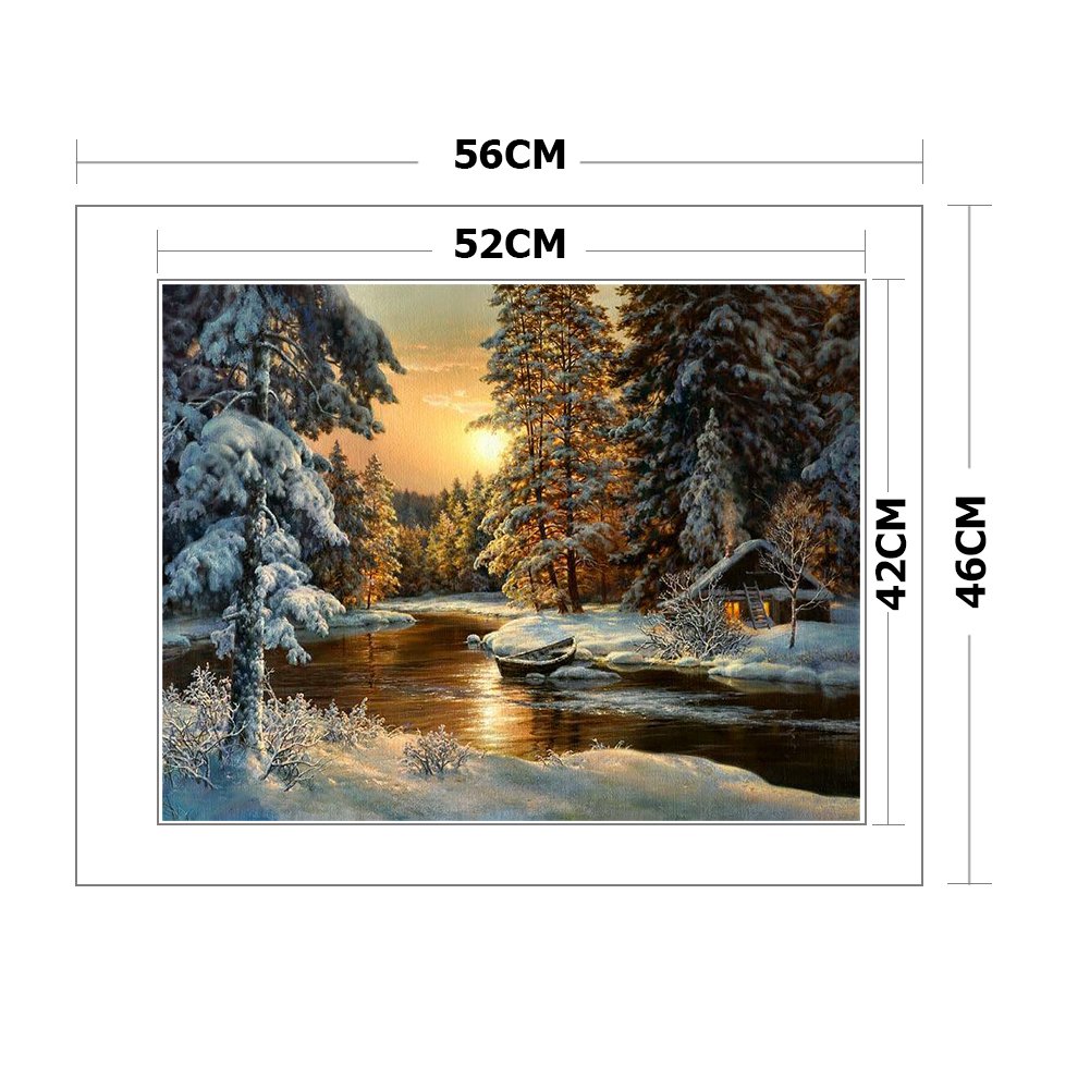14ct Counted Cross Stitch - Landscape (56*46cm) B