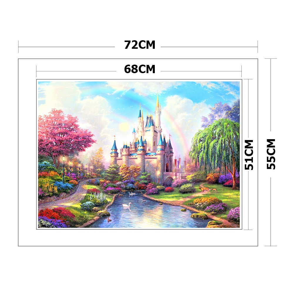 11ct Stamped Cross Stitch - Castle (72*55cm)