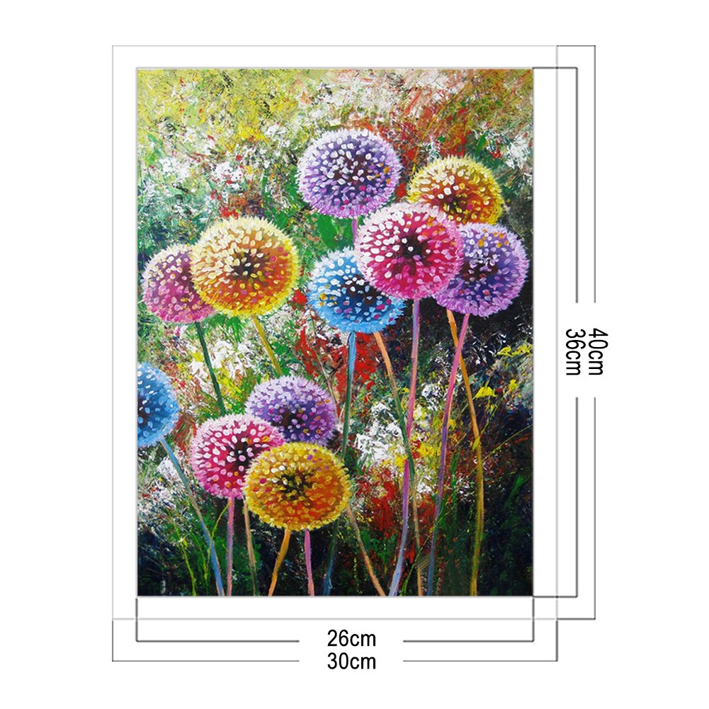 Ponto cruz estampado 11ct - plantas (30*40cm)