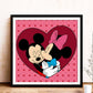 5D DIY Full Drill Diamond Painting Sweet Mickey & Minnie Mosaic Kit