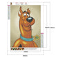 Pintura de diamantes - Ronda completa - Scooby Dog