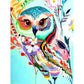 11ct Stamped Cross Stitch Colorful Owl(36*46cm)
