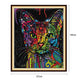 14ct Stamped Cross Stitch - Colorful Cat (37*44cm)