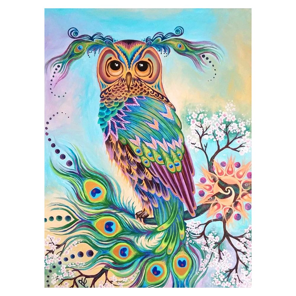 11ct Stamped Cross Stitch Owl(36*46cm)