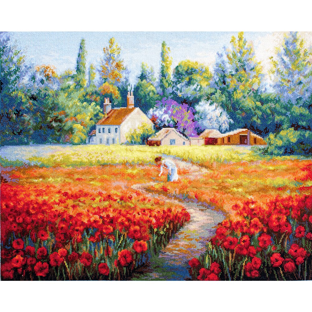 11ct Stamped Cross Stitch Pathway (50*40cm)