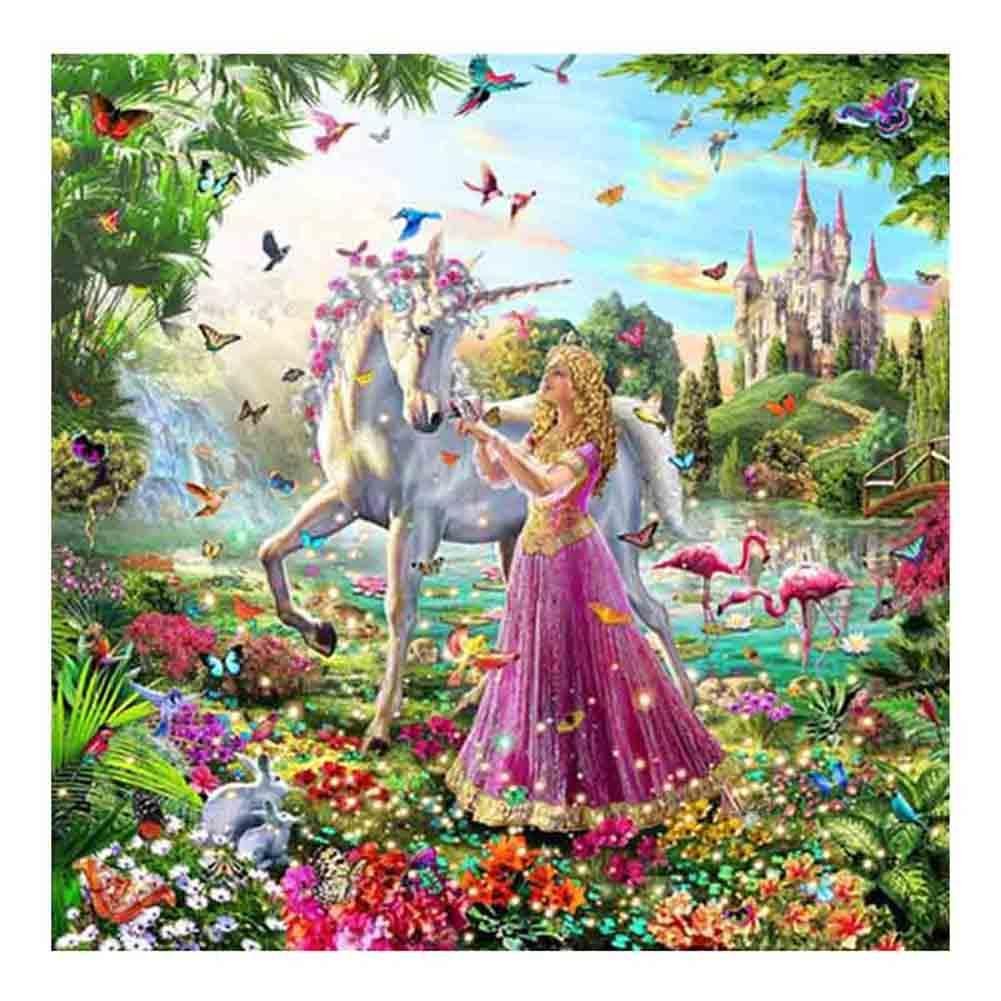 Diamond Painting - Full Round - Colorful Fairy World