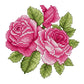 14ct Stamped Cross Stitch Pink Flower(17*17cm)