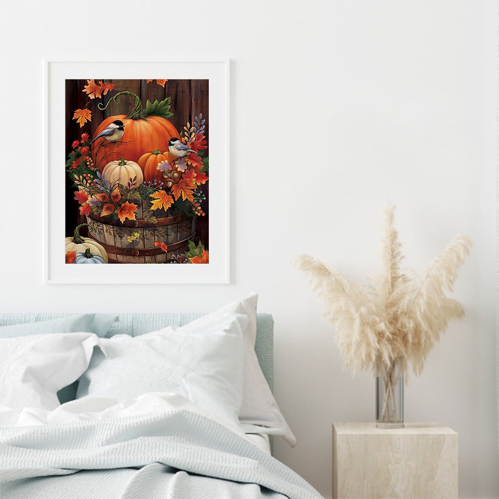 Punto de Cruz Estampado 11ct - Calabaza (40*55cm)