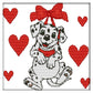 14ct Stamped Cross Stitch Love Dog (36*36cm)