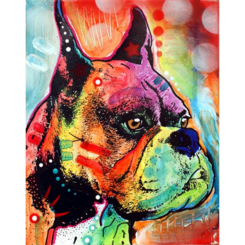 Diy Colorful Dog Mosaic embroidery kits