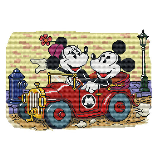 11ct Stamped Cross Stitch Mickey Mouse(50*40cm)
