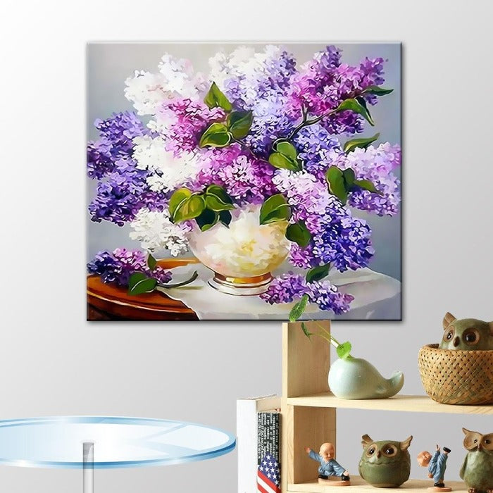 Lavender Flower Digital Oil Painting Kits