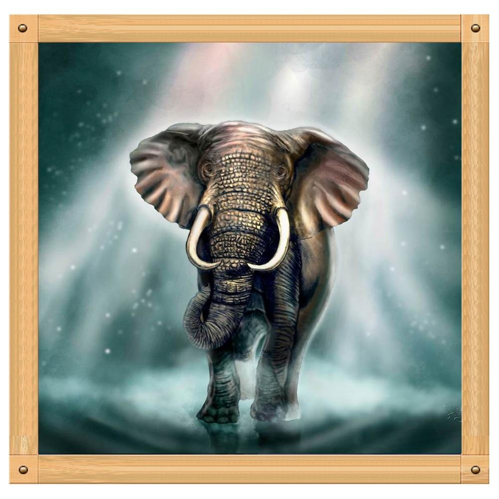 Diamond Painting - Full Round -Elephant 1
