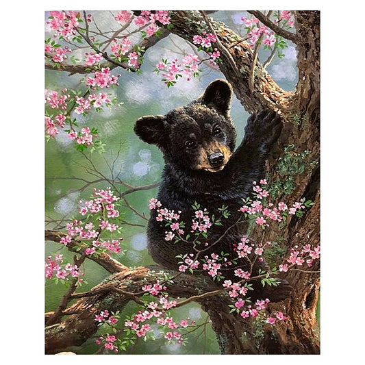 11CT Stamped Cross Stitch Cartoon Bear (48*58cm)