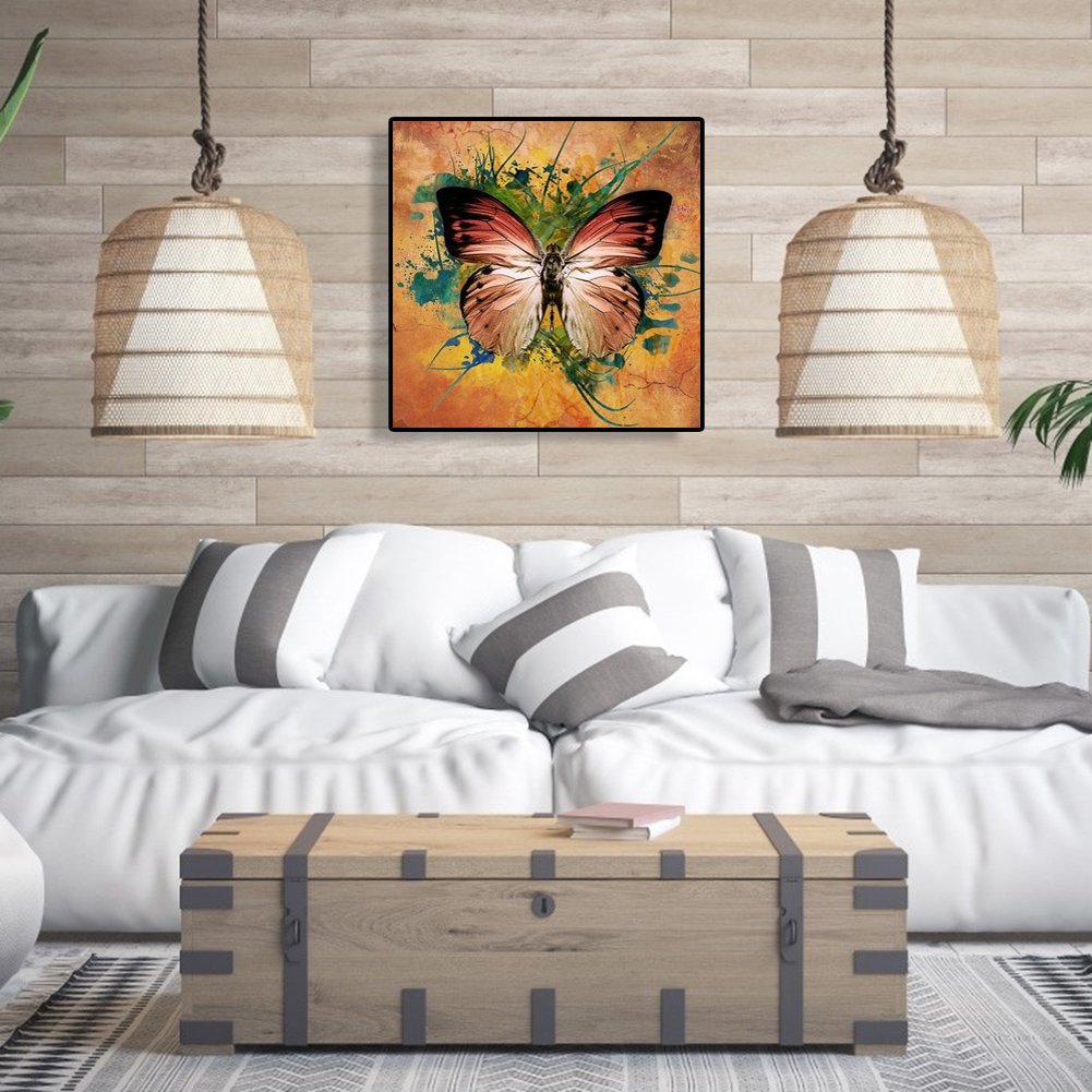 Diamond Painting - Full Round - Butterfly D