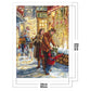 11ct Estampado Ponto Cruz - Compras de Natal (40*55cm)