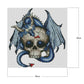 11CT Stamped Cross Stitch - Skull(40*40CM) B