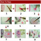 How to Paint By Number Flowers Butterflies Oil Painting