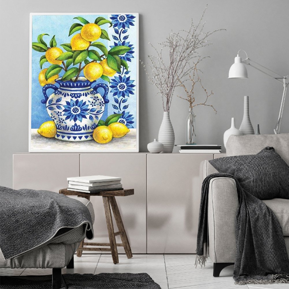 Paint By Number - Oil Painting - Lemon(50*40cm)