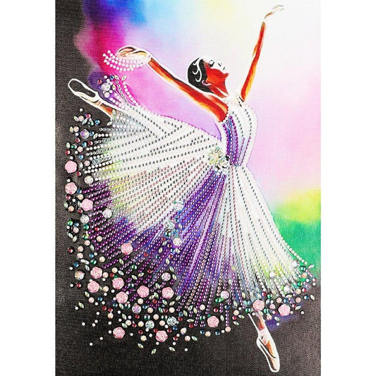 DIY 5D Crystal Rhinestone Diamond Painting Kit Ballet Girl