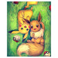 11ct Stamped Cross Stitch Pikachu Quilting Fabric (40*65cm)